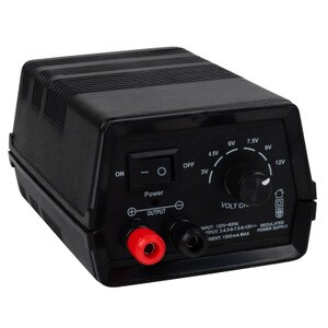 Main product image for Power Supply Regulated 3-12 VDC 1.5A 6-Way 120-536